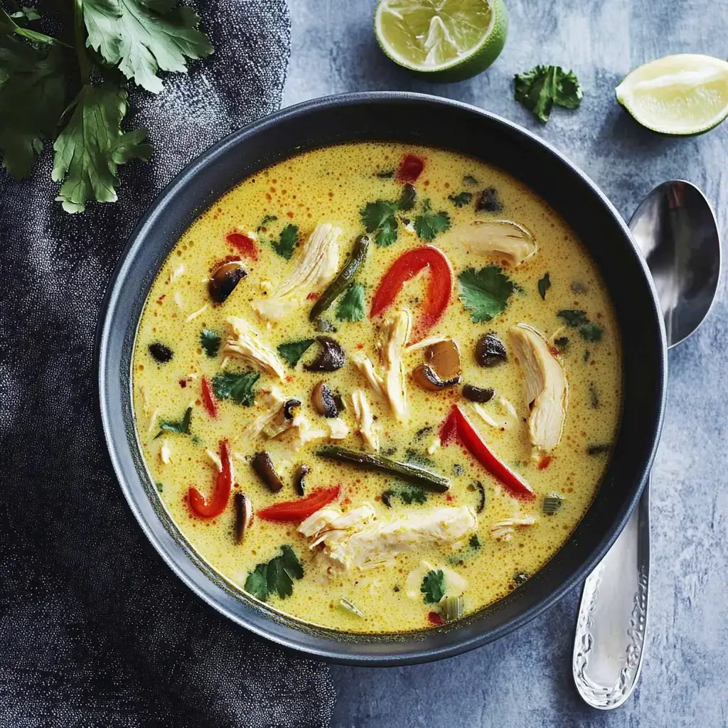 Coconut Curry Chicken Soup