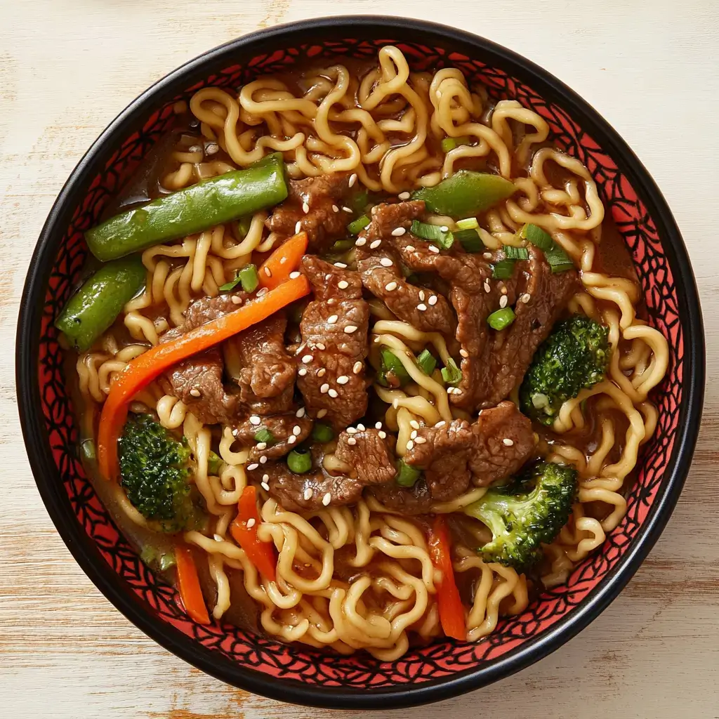 Mongolian Beef Ramen