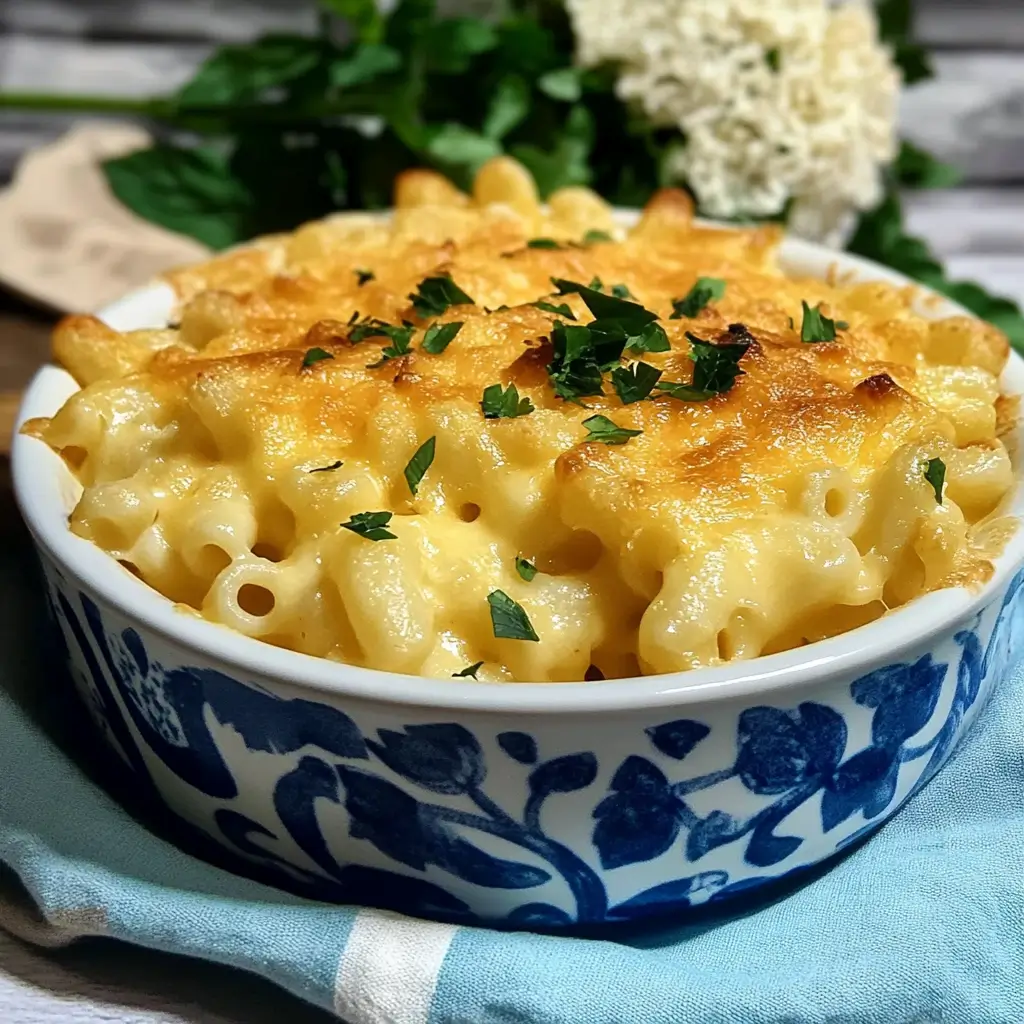 OLD FASHIONED BAKED MACARONI AND CHEESE